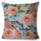 Nordic Style Rose Flower Pillow Cases
