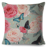 Nordic Style Rose Flower Pillow Cases