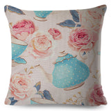 Nordic Style Rose Flower Pillow Cases