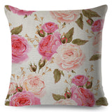 Nordic Style Rose Flower Pillow Cases
