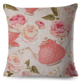 Nordic Style Rose Flower Pillow Cases