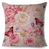 Nordic Style Rose Flower Pillow Cases