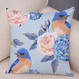 Nordic Style Rose Flower Pillow Cases