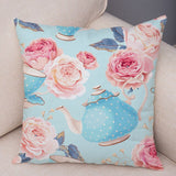 Nordic Style Rose Flower Pillow Cases