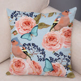 Nordic Style Rose Flower Pillow Cases