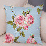 Nordic Style Rose Flower Pillow Cases