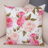 Nordic Style Rose Flower Pillow Cases