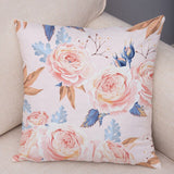Nordic Style Rose Flower Pillow Cases