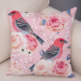 Nordic Style Rose Flower Pillow Cases