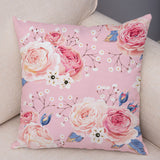 Nordic Style Rose Flower Pillow Cases