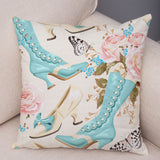 Nordic Style Rose Flower Pillow Cases