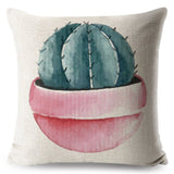 Watercolor Cactus Pillow Cases
