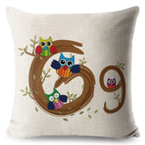 A-Z Cartoon Letter Pillow Cases