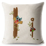 A-Z Cartoon Letter Pillow Cases