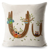 A-Z Cartoon Letter Pillow Cases