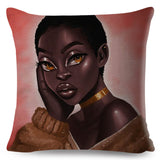 Colorful Beautiful Black Women Pillow Cases