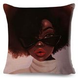 Colorful Beautiful Black Women Pillow Cases