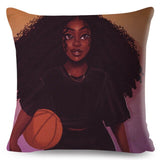 Colorful Beautiful Black Women Pillow Cases