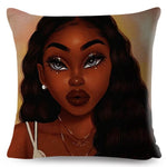 Colorful Beautiful Black Women Pillow Cases