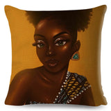 Colorful Beautiful Black Women Pillow Cases