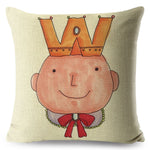 A-Z Cartoon Letter Pillow Cases