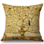 Gustav Klimt Art Gallery Printed Pillow Cases