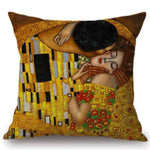 Gustav Klimt Art Gallery Printed Pillow Cases