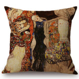 Gustav Klimt Art Gallery Printed Pillow Cases