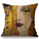 Gustav Klimt Art Gallery Printed Pillow Cases