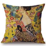 Gustav Klimt Art Gallery Printed Pillow Cases