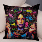 African Women Style Pillow Cases