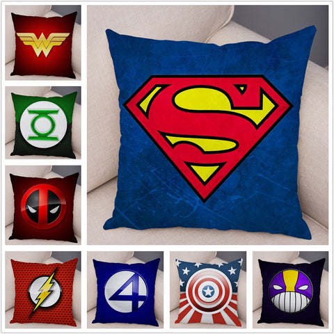 Marvel Superhero Logo Pillow Cases