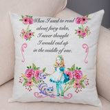 Alice in Wonderland Pillow Cases
