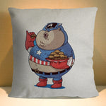 Cute Cartoon Fat Marvel Avengers Pillow Case