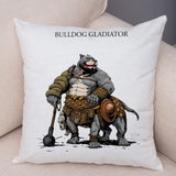 Cartoon Dog Cos Medieval Knight Pillow Cases