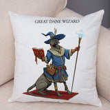 Cartoon Dog Cos Medieval Knight Pillow Cases