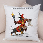 Cartoon Dog Cos Medieval Knight Pillow Cases