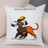 Cartoon Dog Cos Medieval Knight Pillow Cases