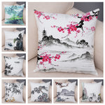 Chinese Ink Pillow Cases