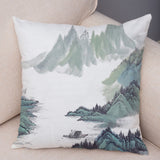 Chinese Ink Pillow Cases