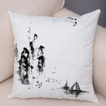 Chinese Ink Pillow Cases