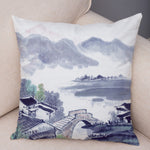 Chinese Ink Pillow Cases