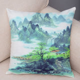 Chinese Ink Pillow Cases