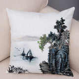 Chinese Ink Pillow Cases