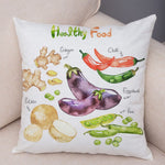 Healthy Food Pillow Cases