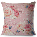 Nordic Style Rose Flower Pillow Cases