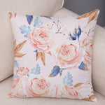 Nordic Style Rose Flower Pillow Cases