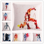 Watercolor Superhero Pillow Cases