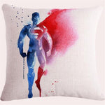 Watercolor Superhero Pillow Cases