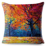 3D Painting Trees Pillow Cases